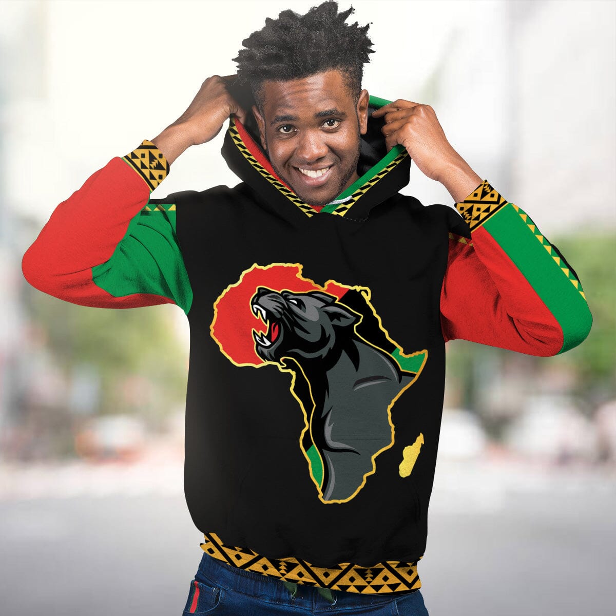 Black panther cheap hoodie mens