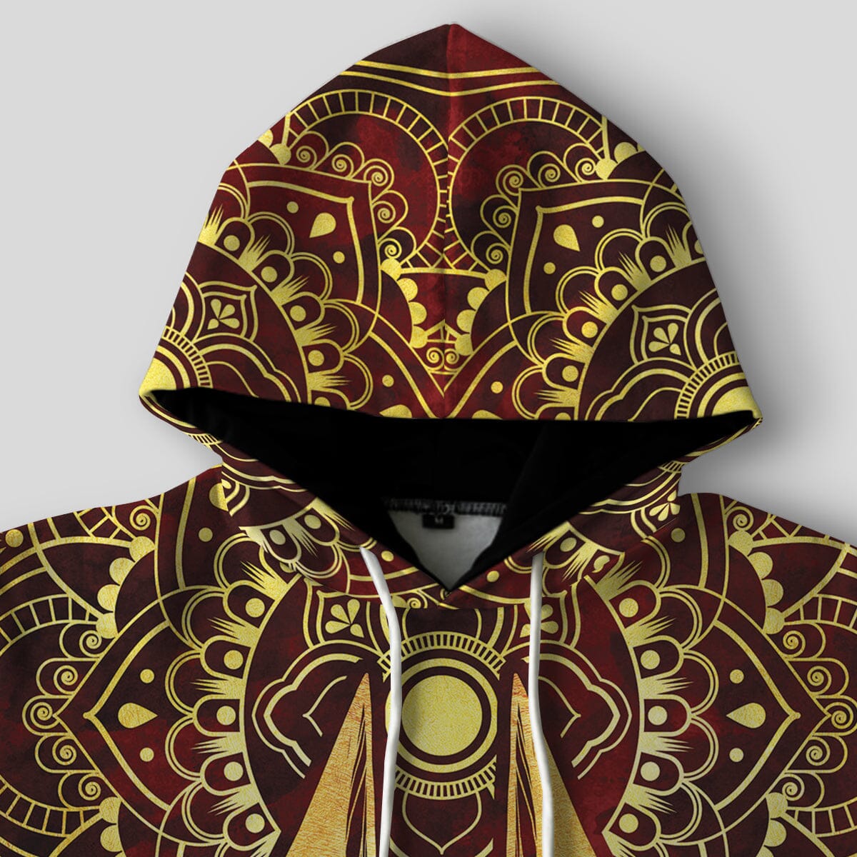 Anubis Pattern In Red All-Over Hoodie Hoodie Tianci 