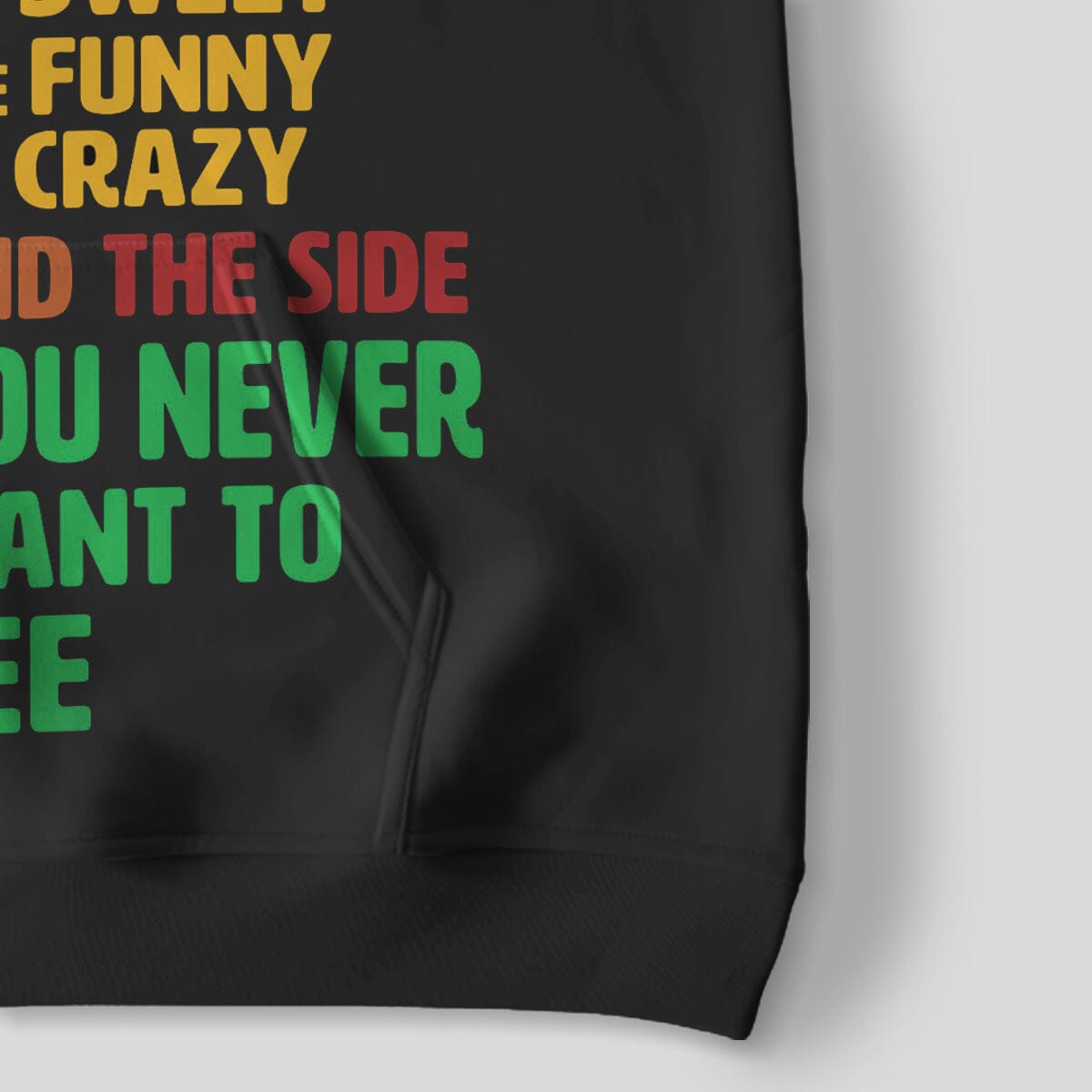 Three Sides Of Me All-Over Hoodie Hoodie Tianci 
