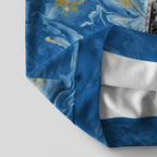 Ankh On Blue Marble All-over Hoodie Hoodie Tianci 