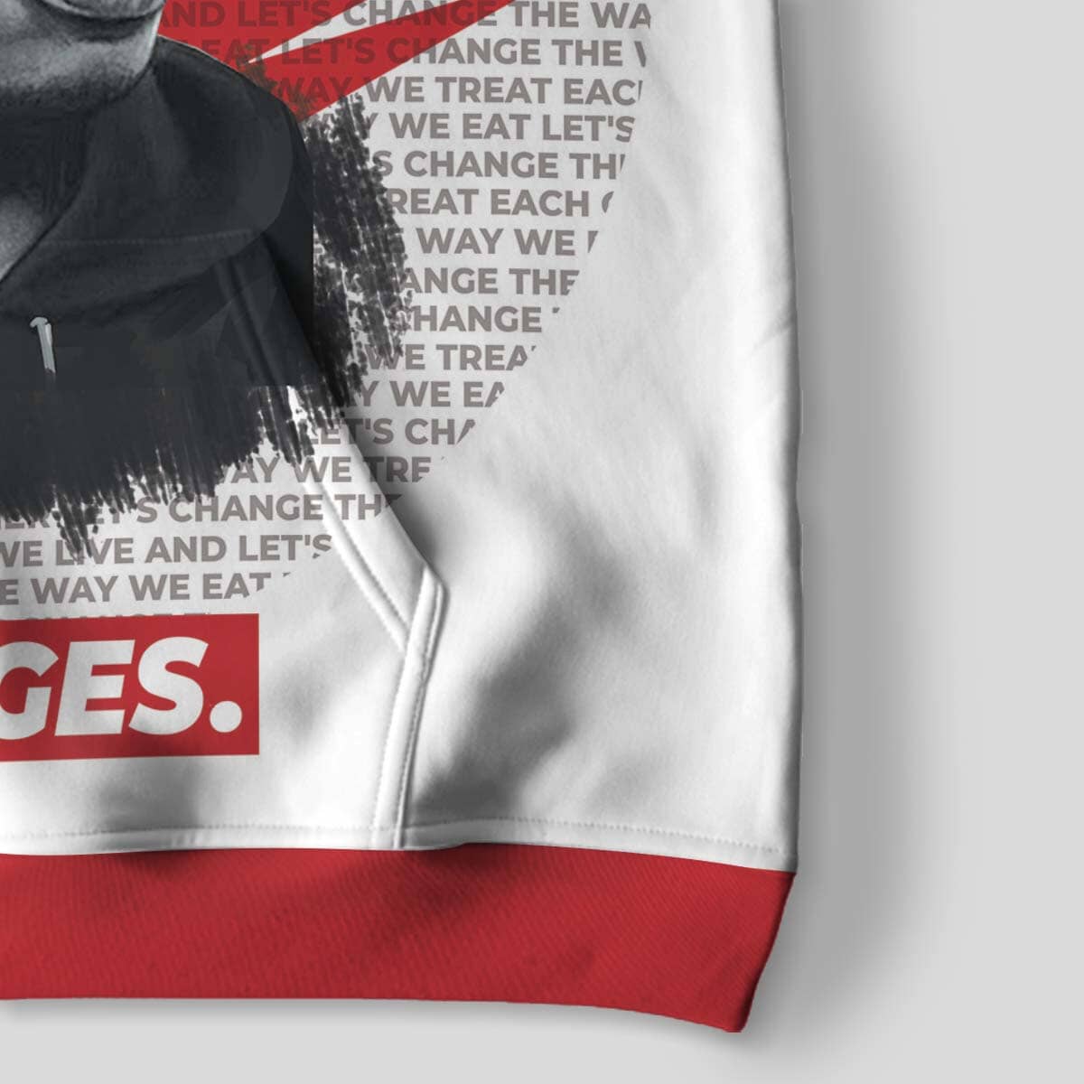 Tupac Change All-over Hoodie Hoodie Tianci 