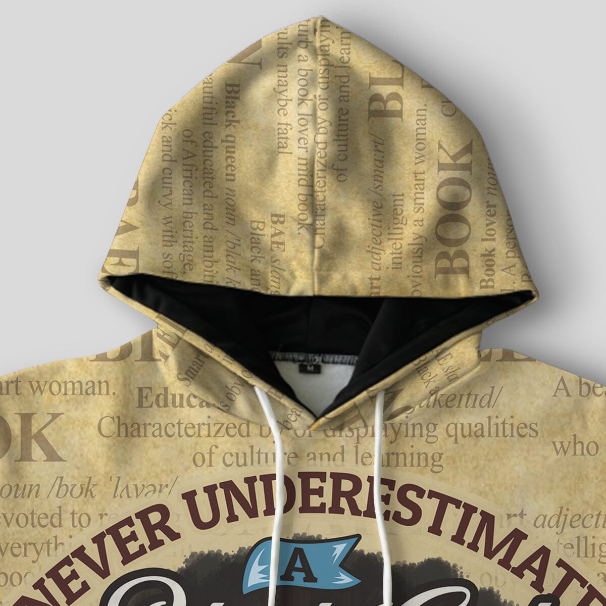 Never Underestimate A Book Lover All-over Hoodie Hoodie Tianci 