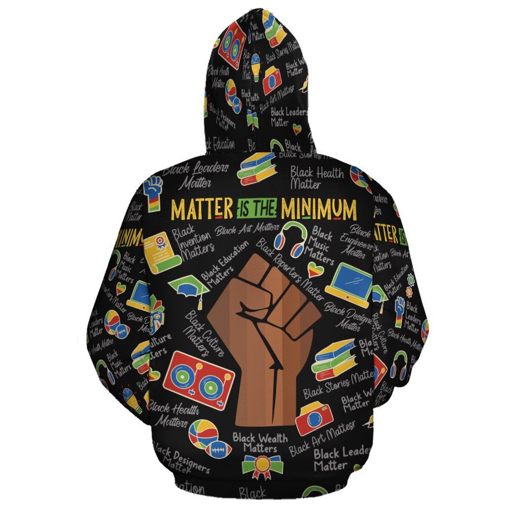 Matter Is The Minimum All-over Hoodie Hoodie Tianci 