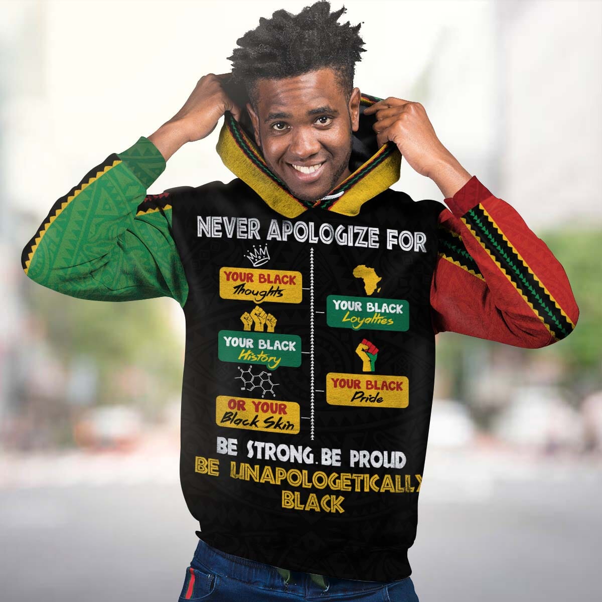 Never Apologize For Your Pride All-over Hoodie Hoodie Tianci 