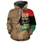 Power African All-over Hoodie Hoodie Tianci 