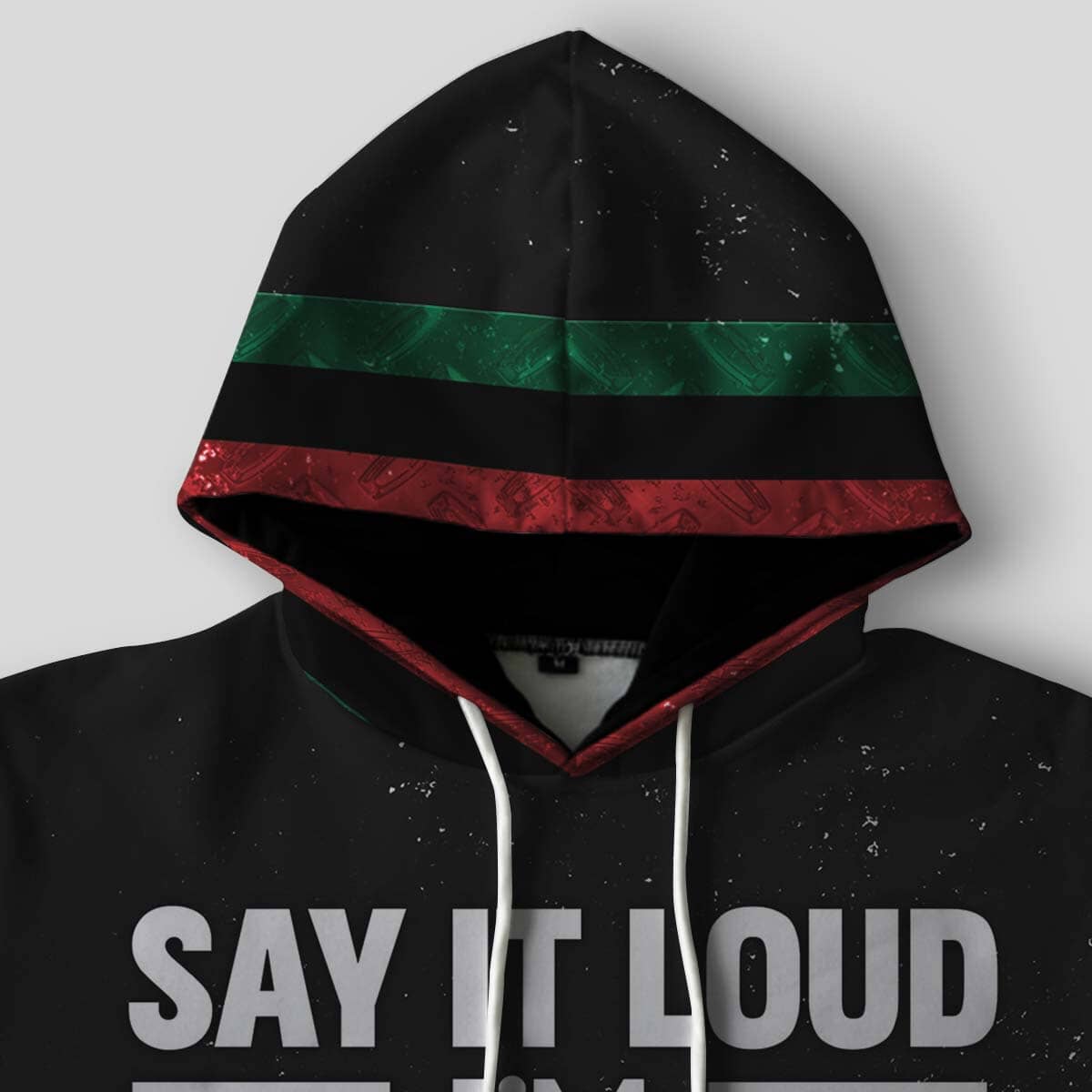 Black & Proud All-over Hoodie Hoodie Tianci 