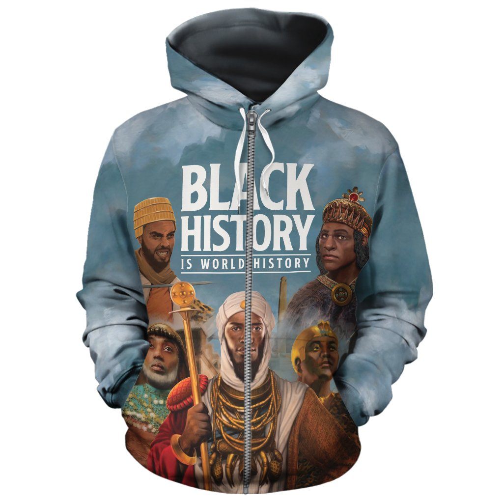 Black History Is World History All-over Hoodie Hoodie Tianci Zip S 