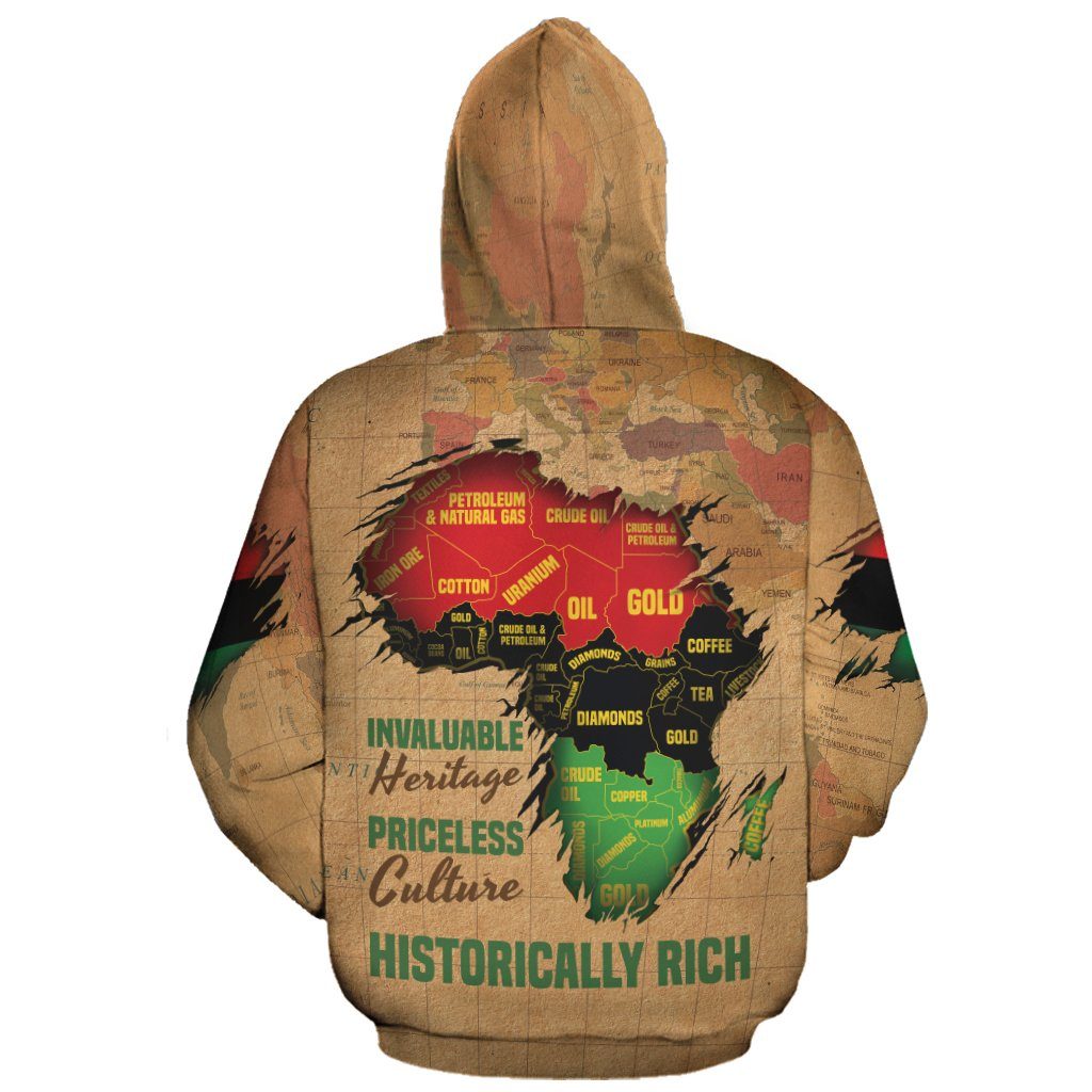 African Pride Of Invaluable Heritage All-over Hoodie Hoodie Tianci 