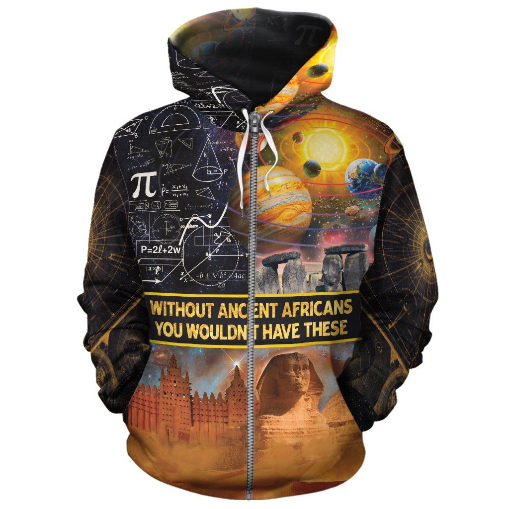 Ancient African Achievements All-over Hoodie Hoodie Tianci Zip S 