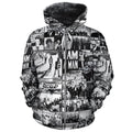 Black Power Images 2 All-over Hoodie Hoodie Tianci Zip S 