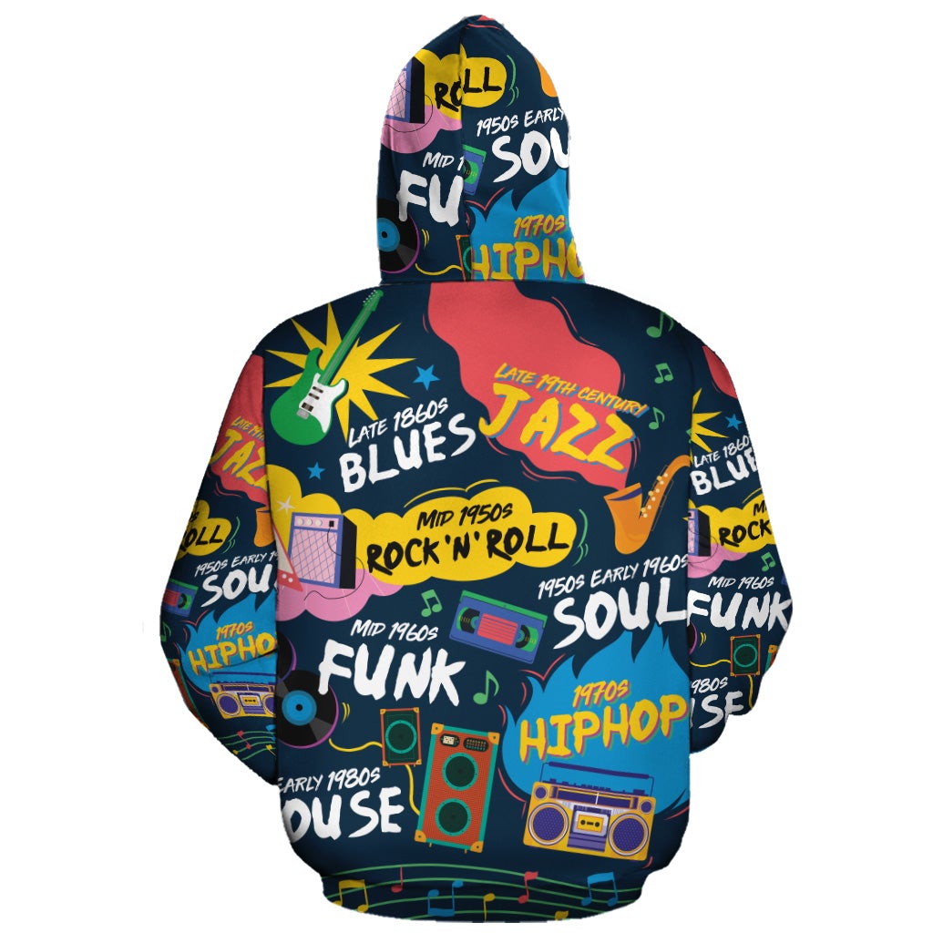 Music That Makes We Proud All-over Hoodie Hoodie Tianci 