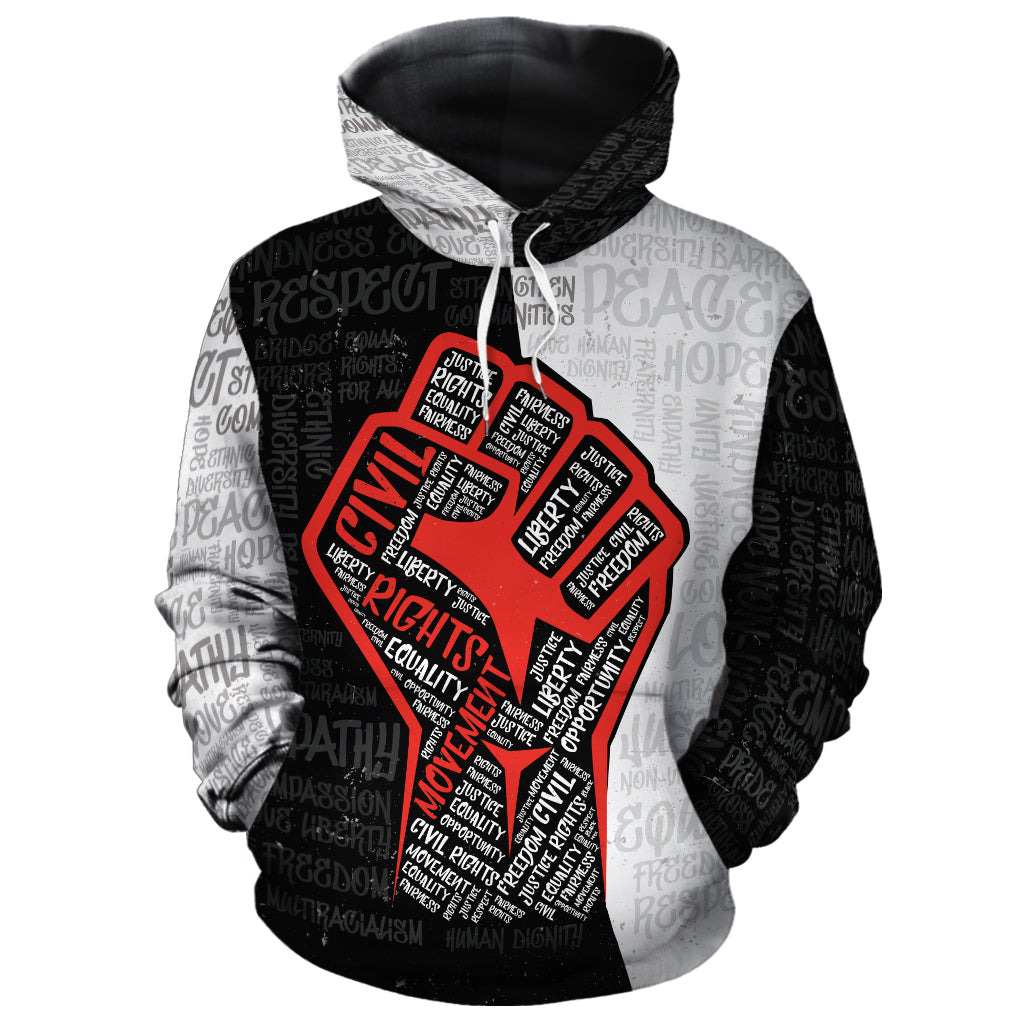 civil-rights-movement-justice-fist-all-over-hoodie