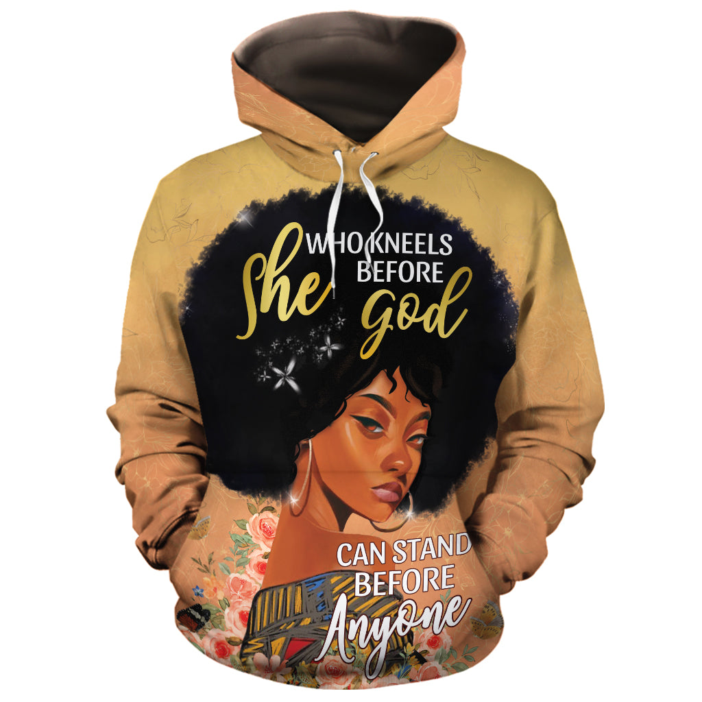 She Who Kneels Before God All-over Hoodie Hoodie Tianci Pullover S 
