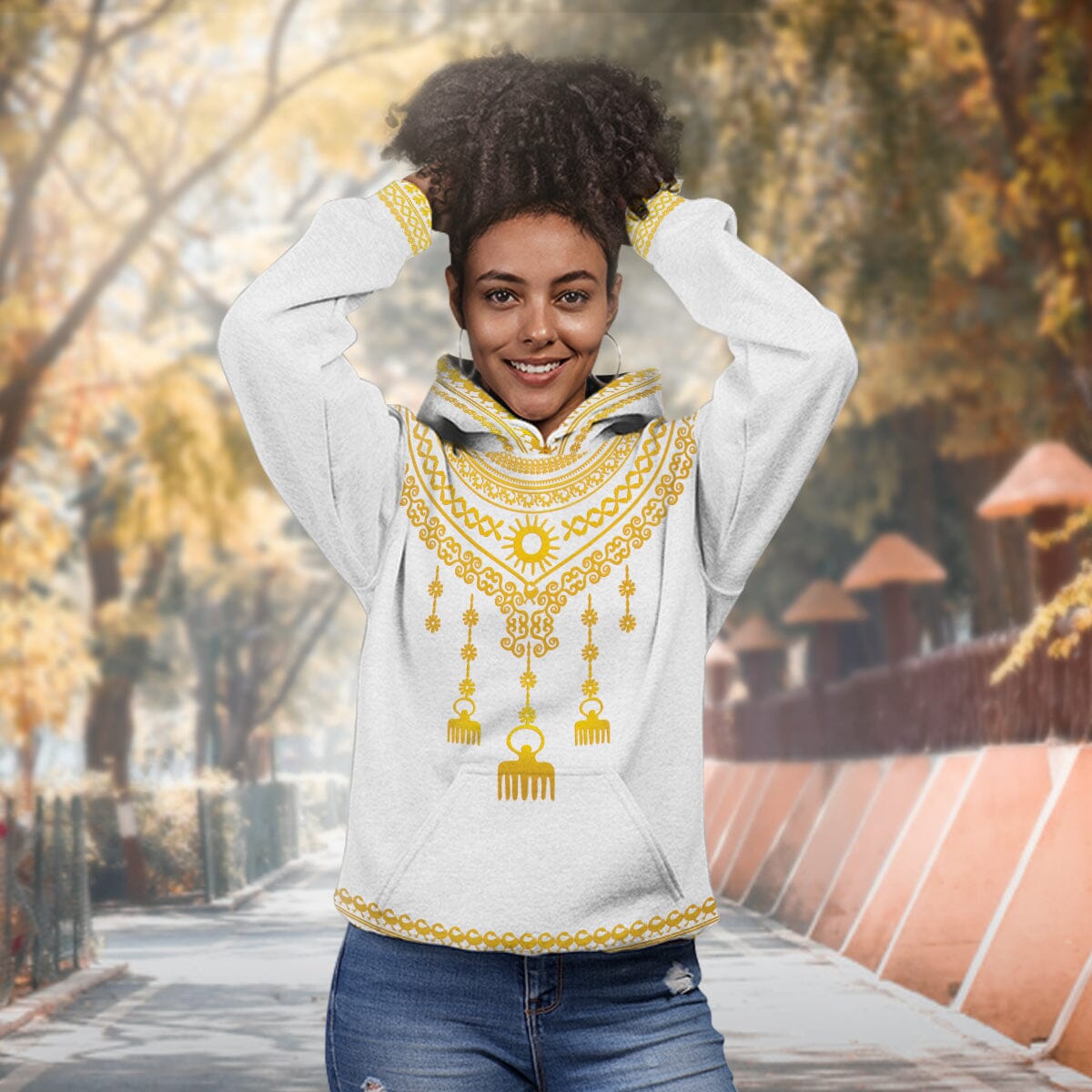 Dashiki hoodie outlet sweater