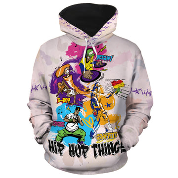 4 Elements Of Hip Hop All-over Hoodie Hoodie Tianci Pullover S 