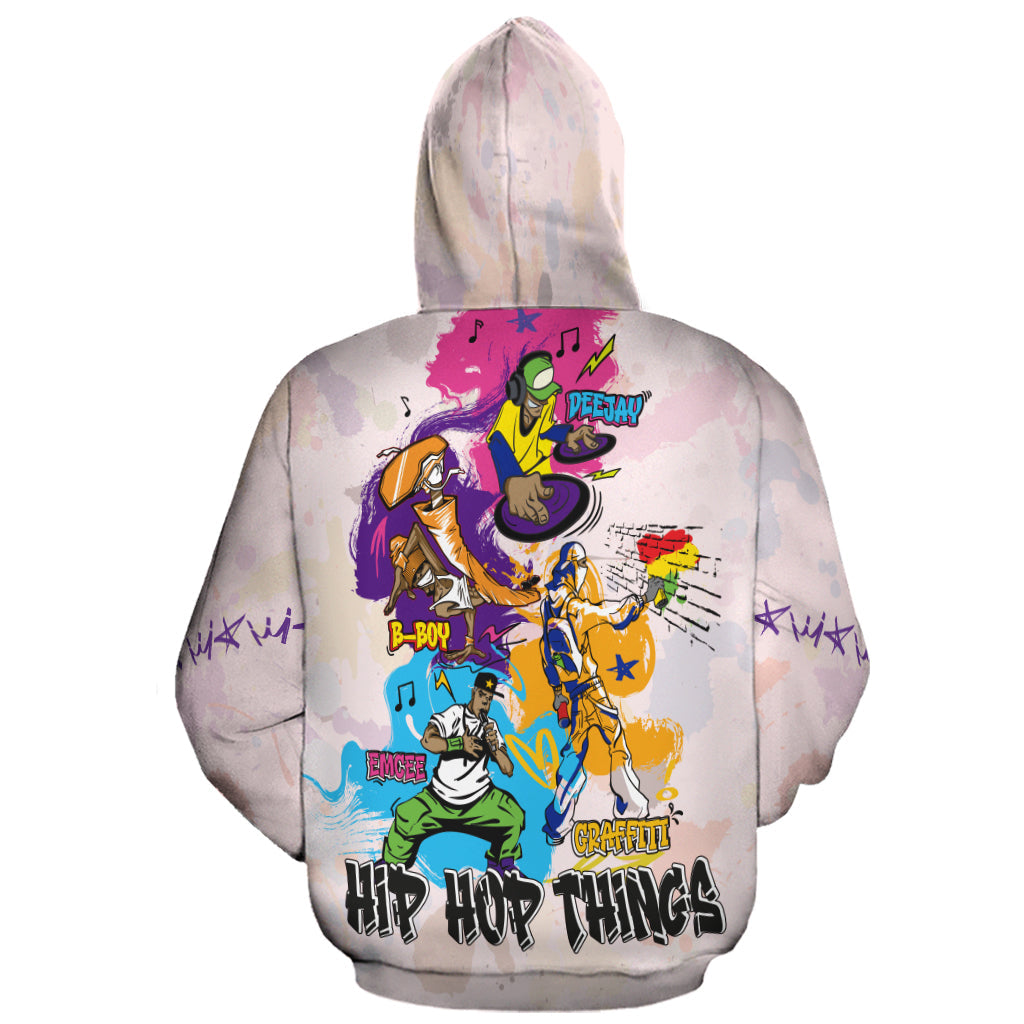 4 Elements Of Hip Hop All-over Hoodie Hoodie Tianci 