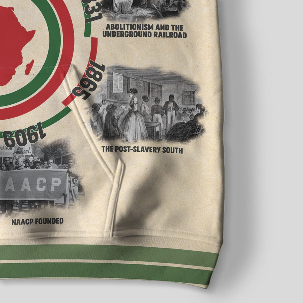 Black History Timeline All-over Hoodie Hoodie Tianci 