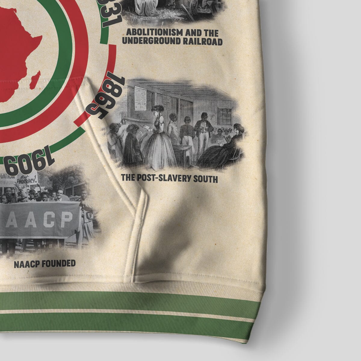 Black History Timeline All-over Hoodie Hoodie Tianci 