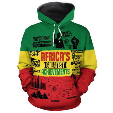 Africa's Greatest Achievements All-over Hoodie Hoodie Tianci 
