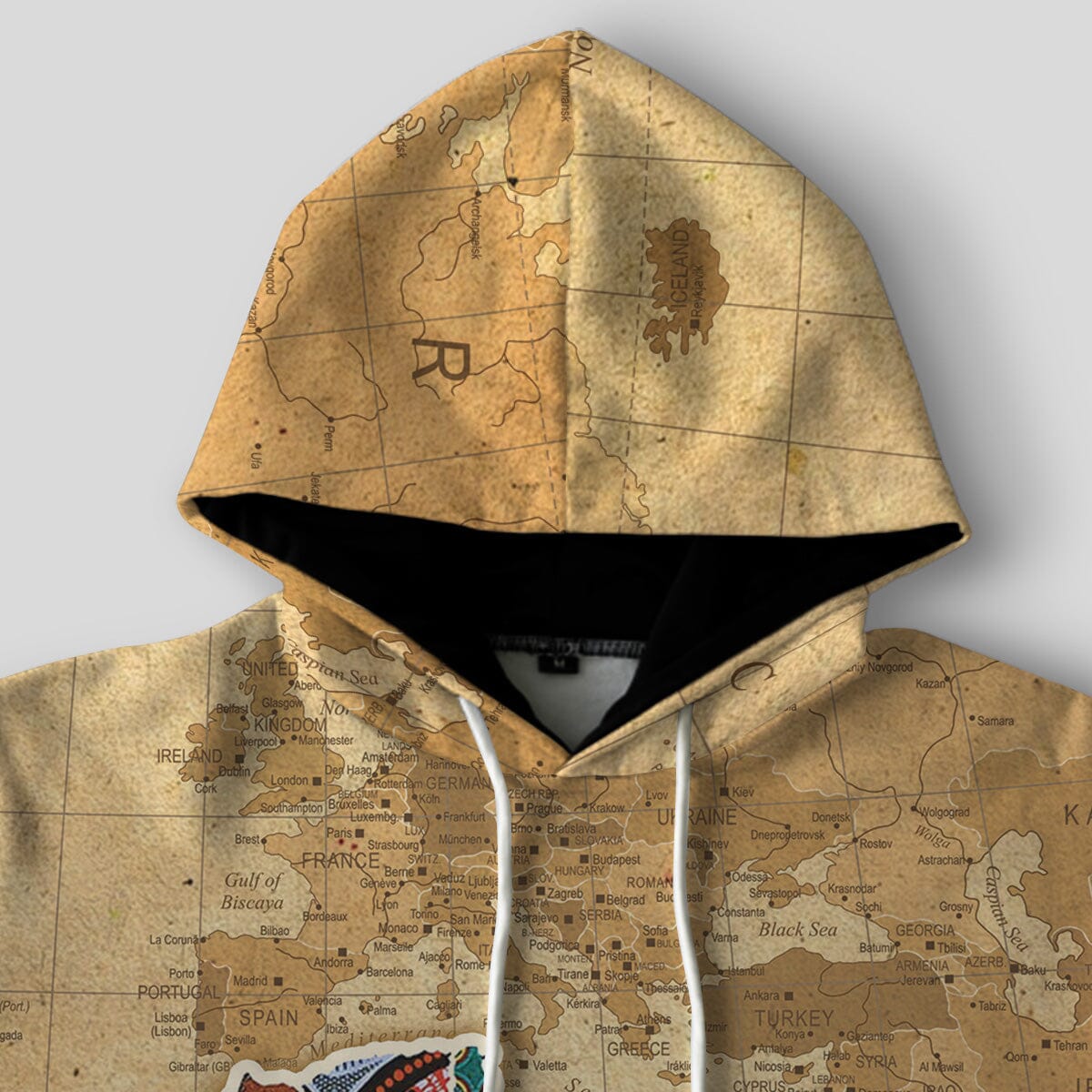 Africa On World Map All-over Hoodie Hoodie Tianci 