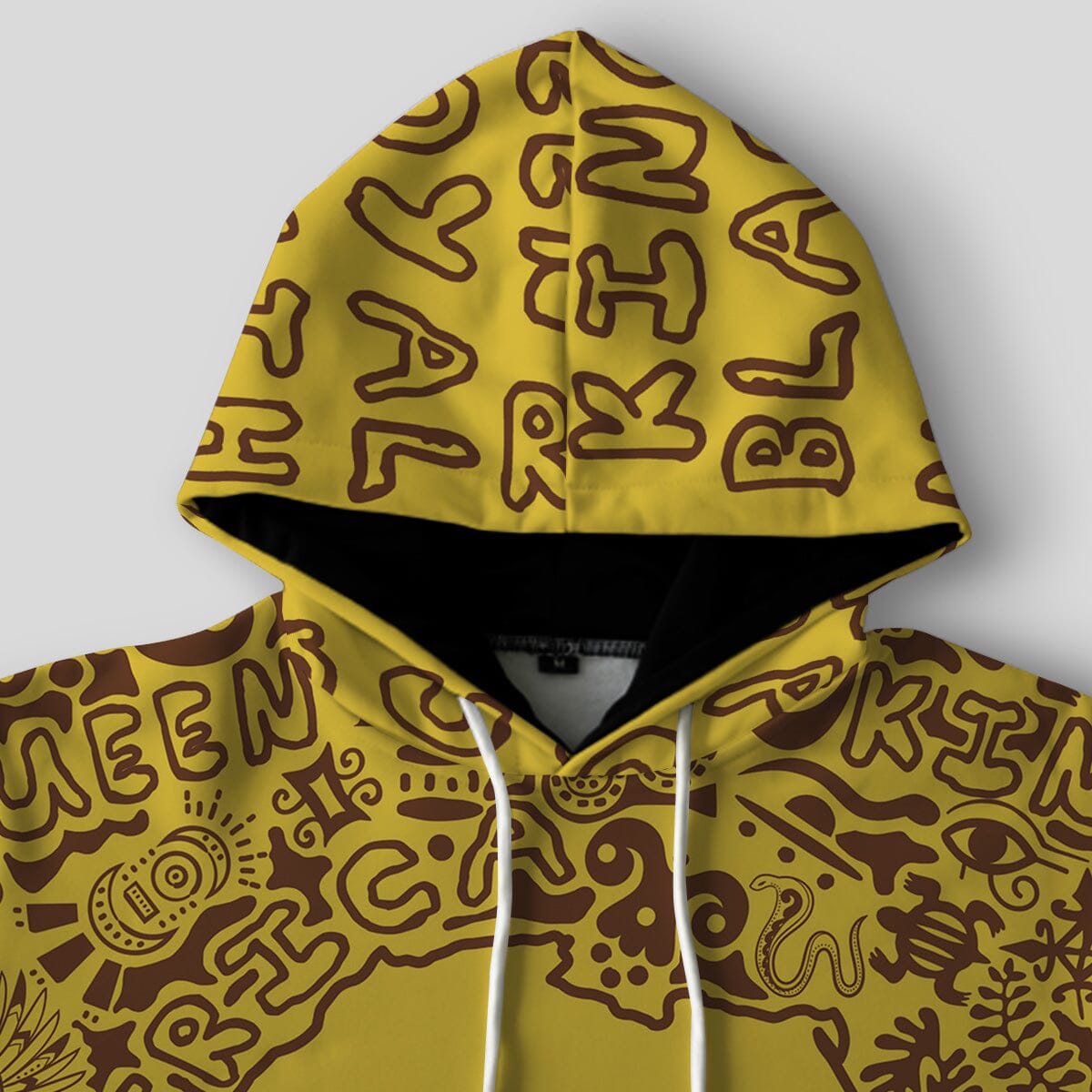 African Map Text Art All-over Hoodie Hoodie Tianci 