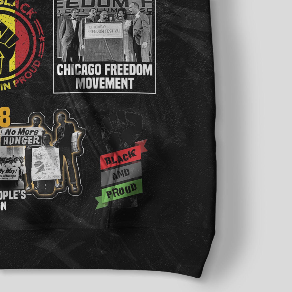 Civil Rights Movement Poster Art All-over Hoodie Hoodie Tianci 