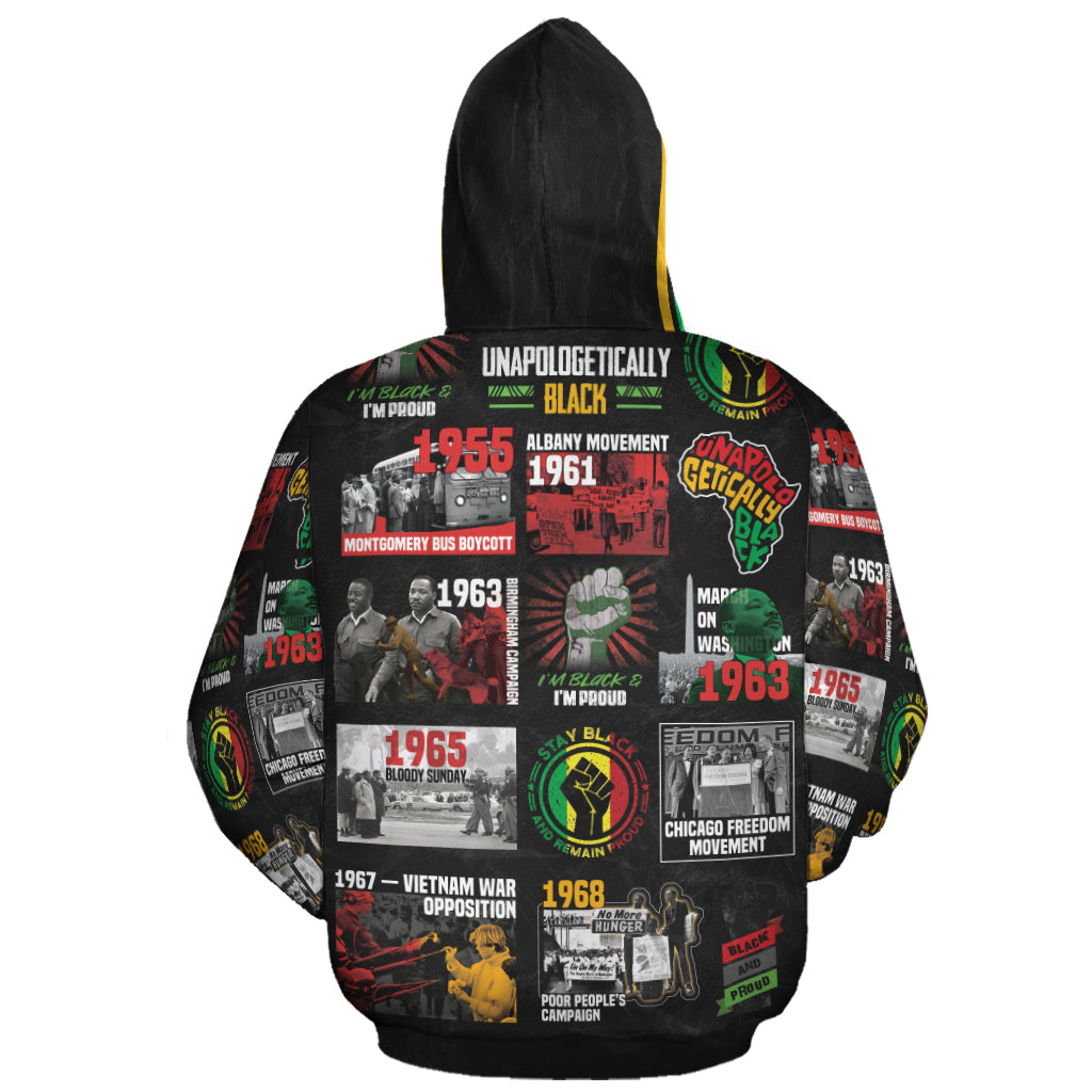 Civil Rights Movement Poster Art All-over Hoodie Hoodie Tianci 
