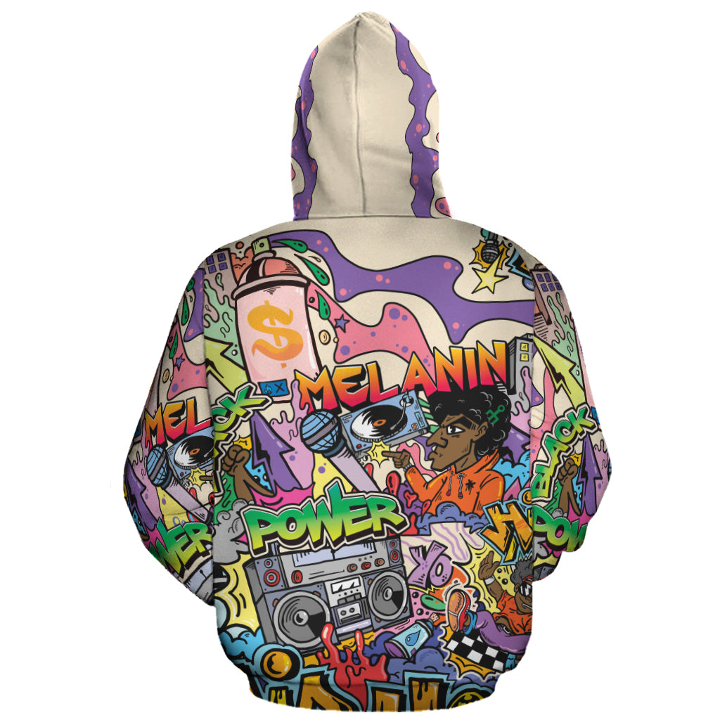 Hip Hop Graffiti Art All-over Hoodie Hoodie Tianci 