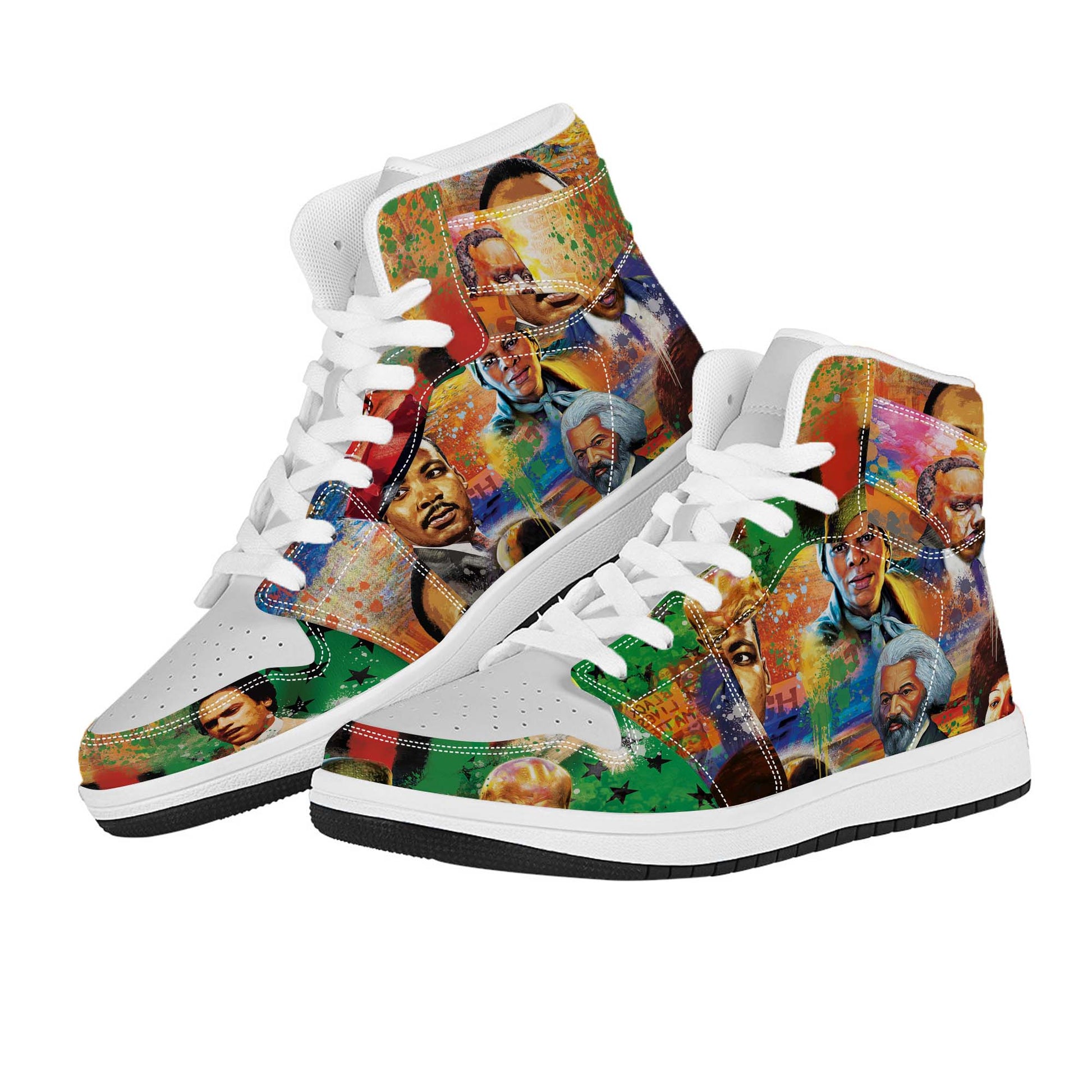 Civil Rights Moments High Top Sneakers High Top Sneakers Tianci 