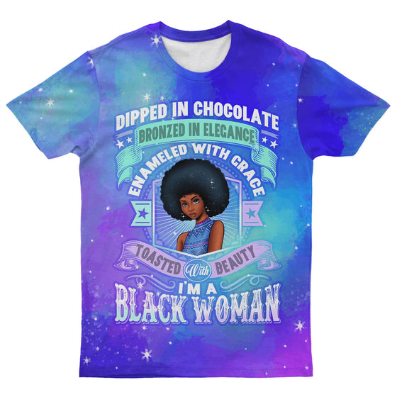 I'm A Black Woman T-shirt AOP Tee Tianci