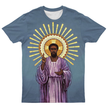 Jesus Was Black T-shirt AOP Tee Tianci 