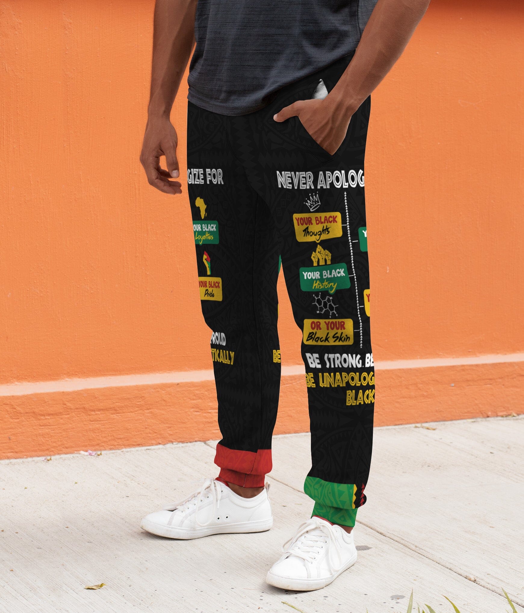 Never Apologize For Your Pride Joggers Joggers Tianci 