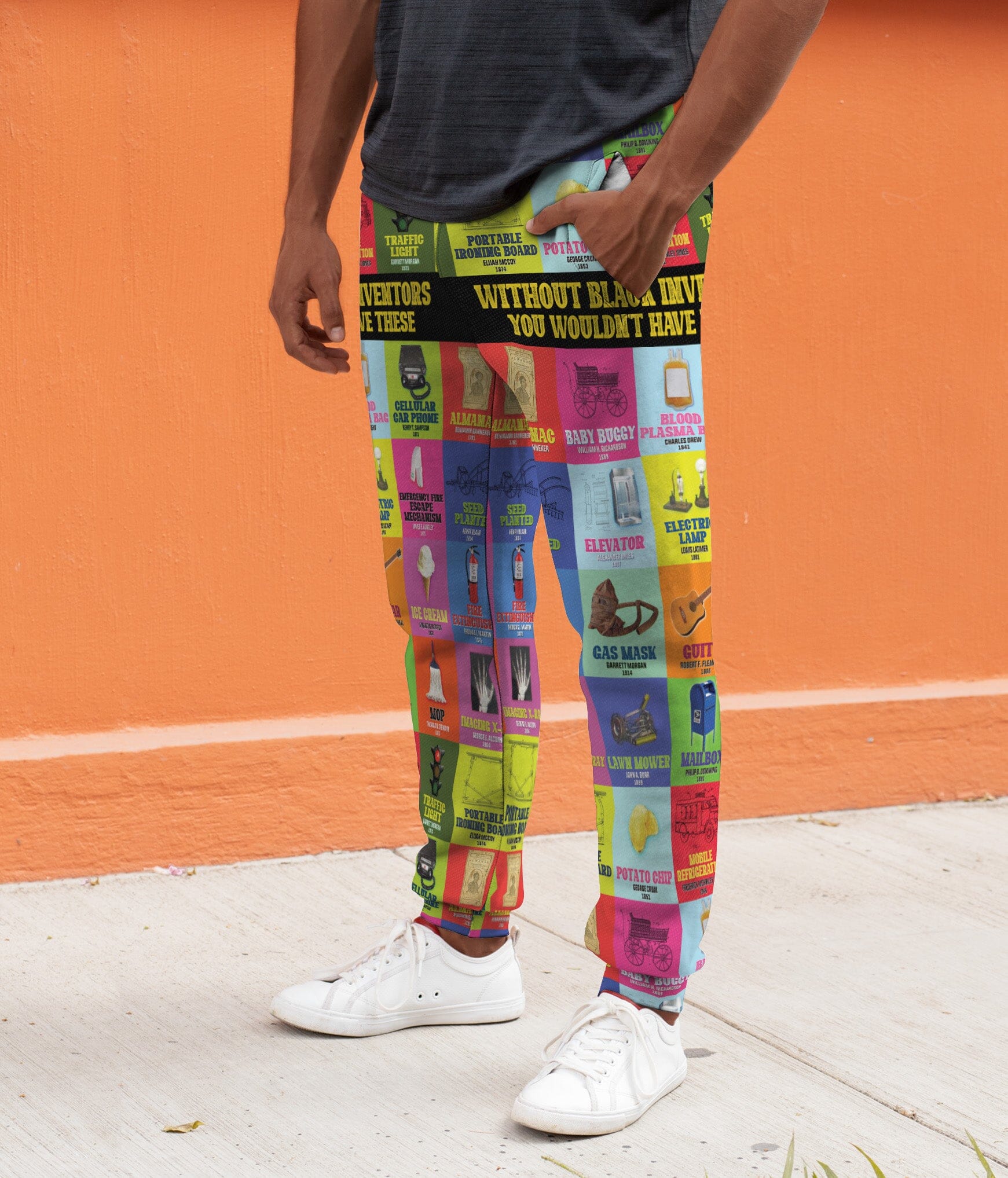 Black Inventions Joggers Joggers Tianci 