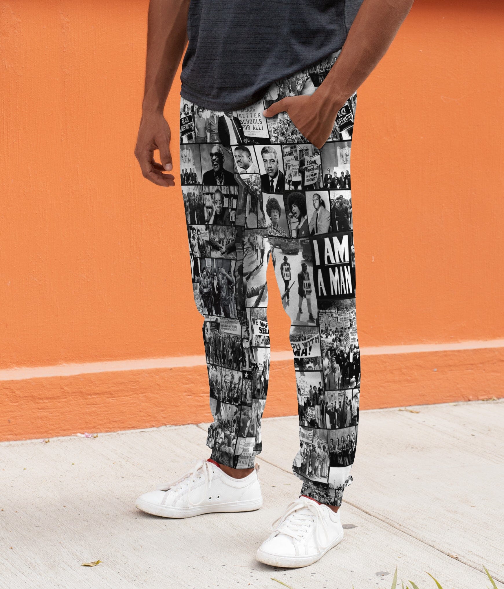 Black Power Images 2 Joggers Joggers Tianci 