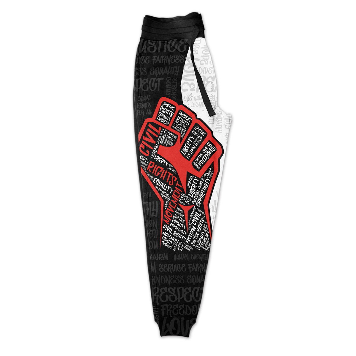 Civil Rights Movement Justice Fist Joggers Joggers Tianci 
