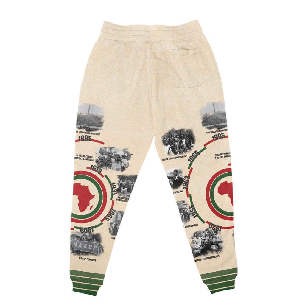 Black History Timeline Joggers Joggers Tianci 