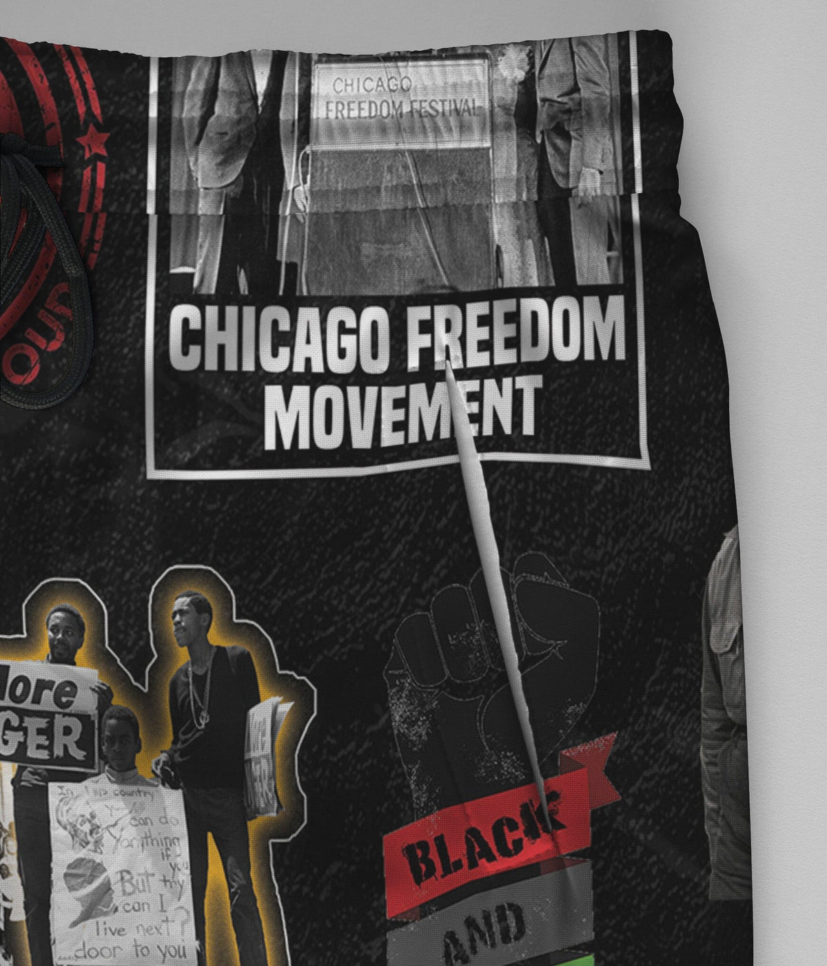 Civil Rights Movement Poster Art Joggers Joggers Tianci 