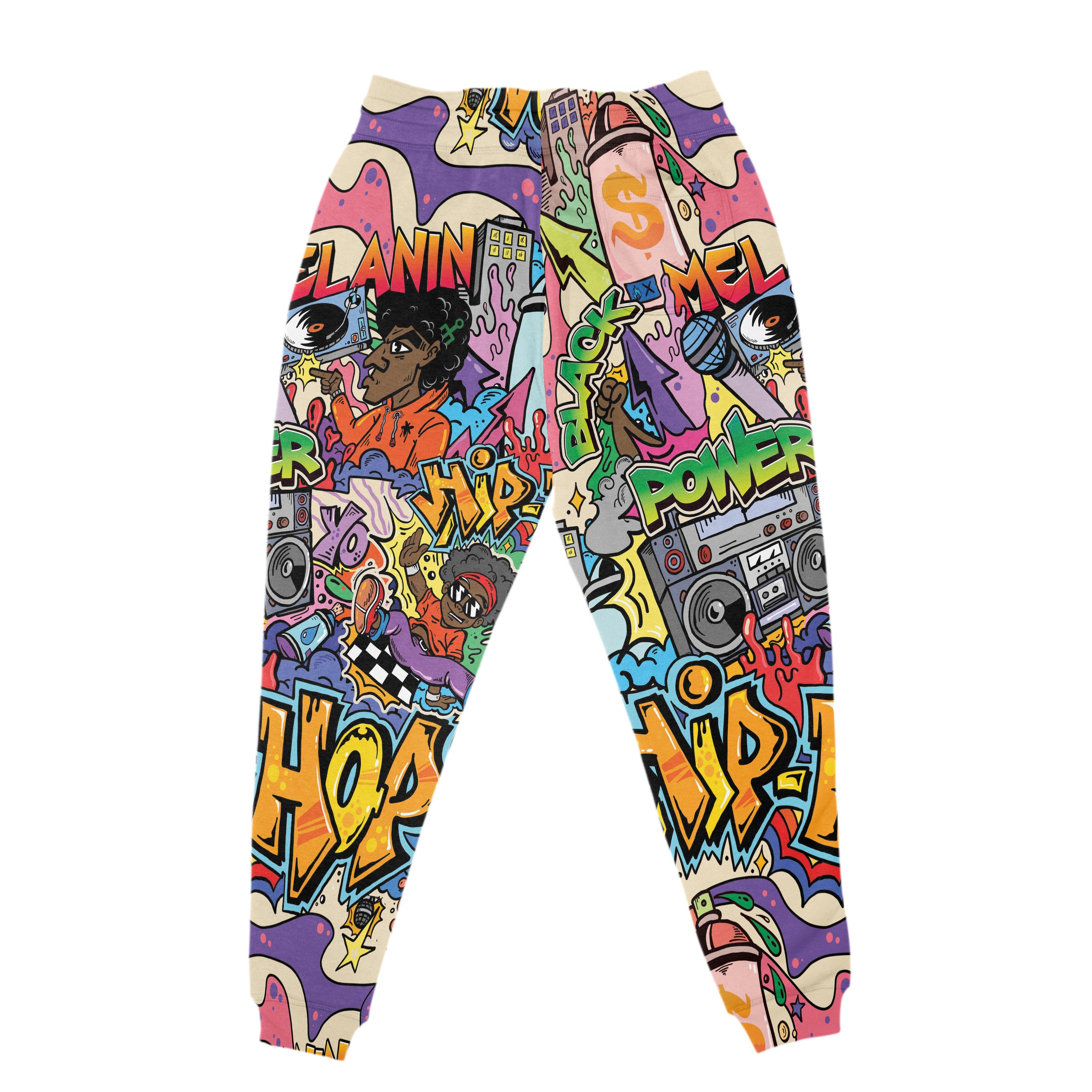 Hip Hop Graffiti Art Joggers Joggers Tianci 