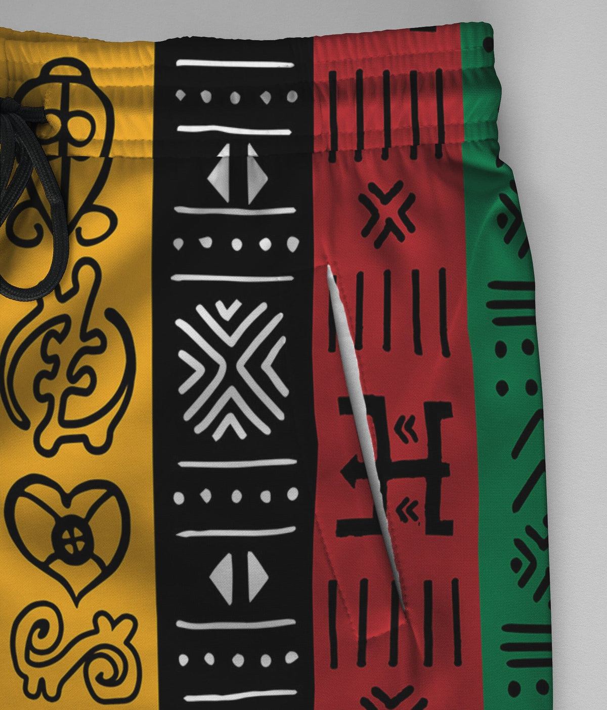 African Symbols In Pan African Colors Joggers Joggers Tianci 
