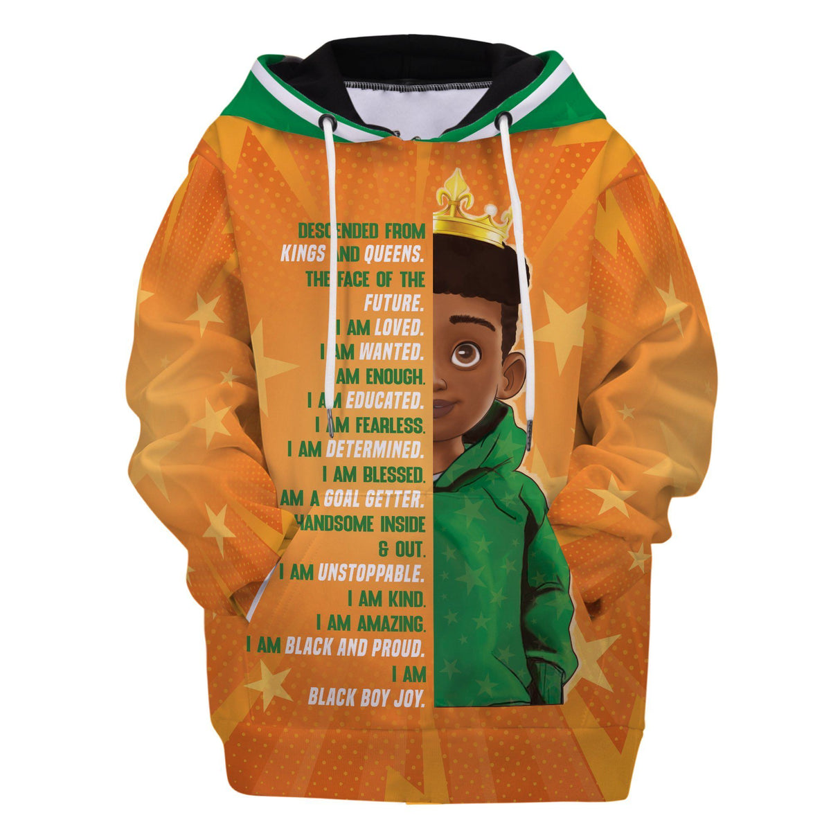 African Kid Magic Kid Hoodie Kid Hoodie Tianci Boy 2XS Pull-over