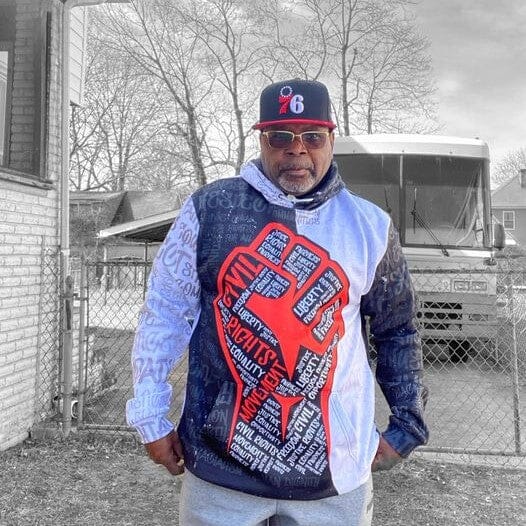 Civil Rights Movement Justice Fist All-over Hoodie Hoodie Tianci 