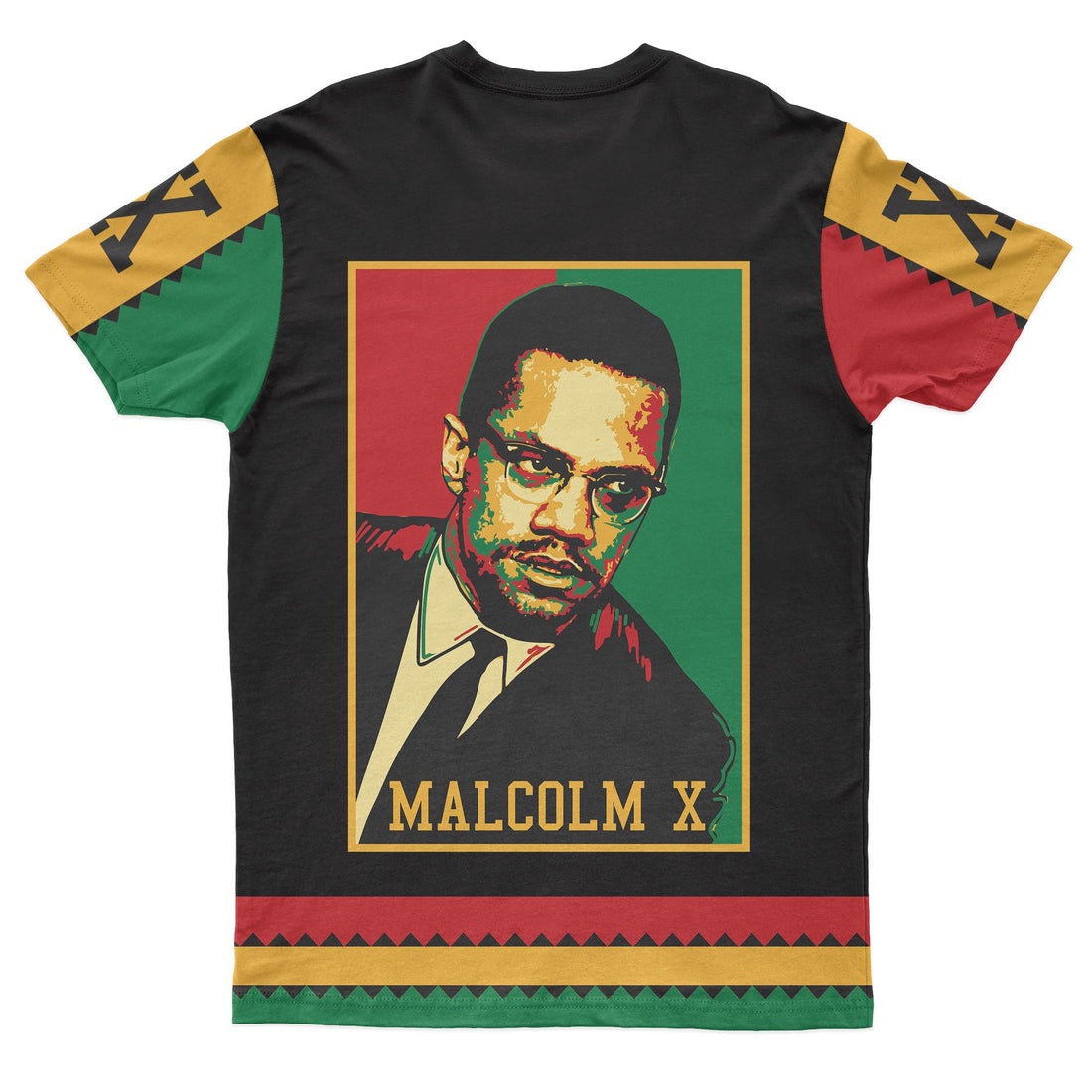 MALCOLM X Retro T-shirt AOP Tee Tianci 