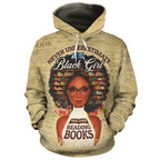 Never Underestimate A Book Lover All-over Hoodie Hoodie Tianci Pullover S 