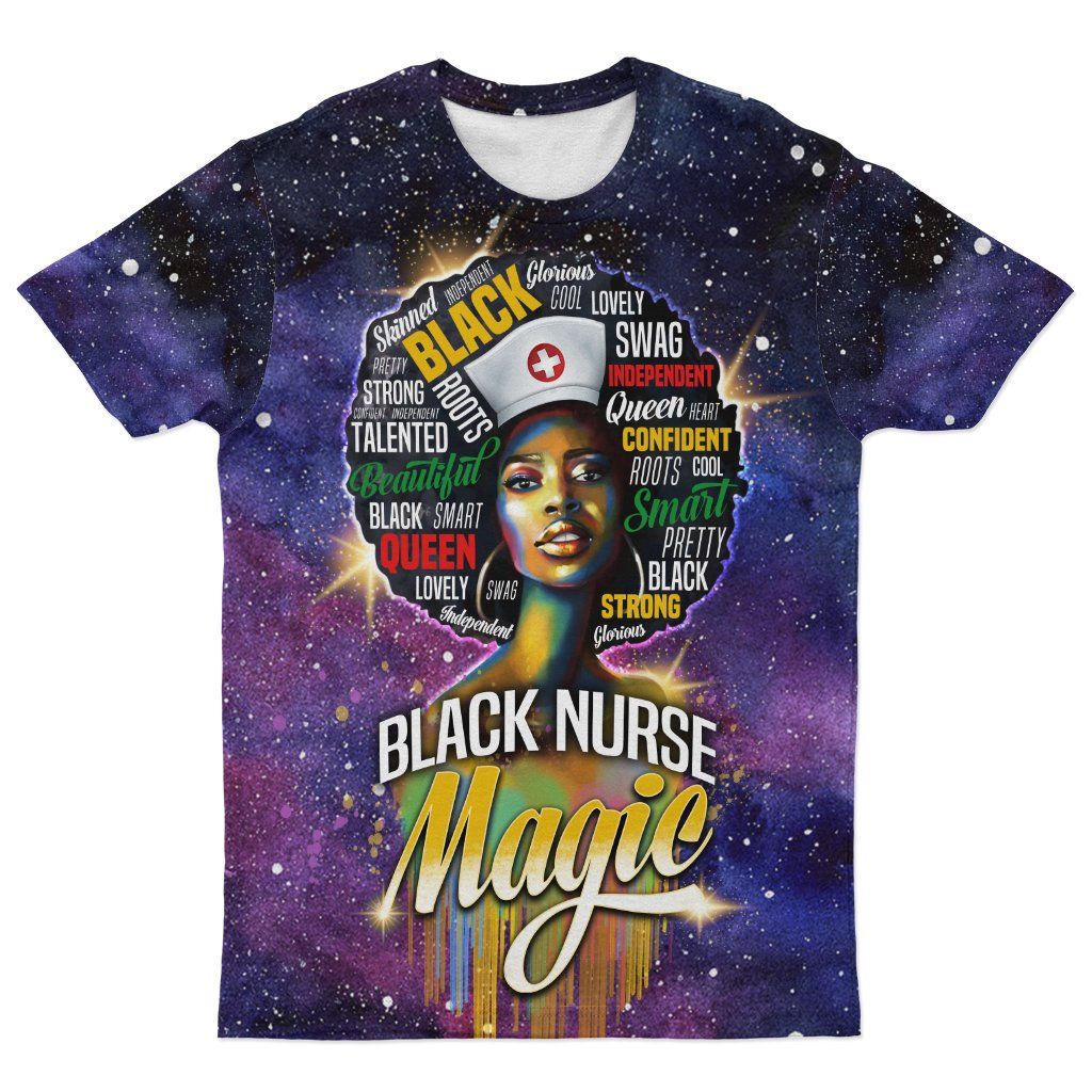 Black Nurse Magic T-shirt AOP Tee Tianci 