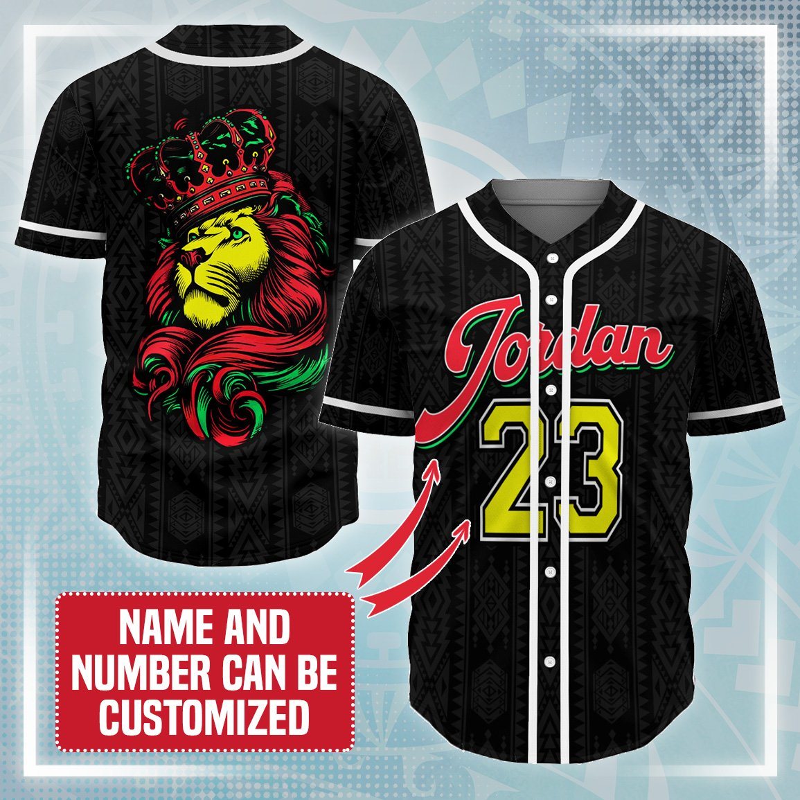 Personalized Lion King Jersey Shirt Jersey Shirt Tianci 