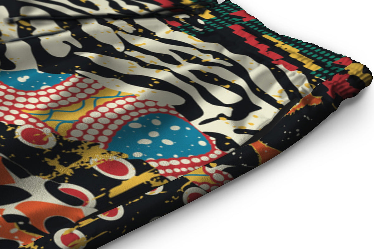 African Patchwork 2 Shorts Shorts Tianci 
