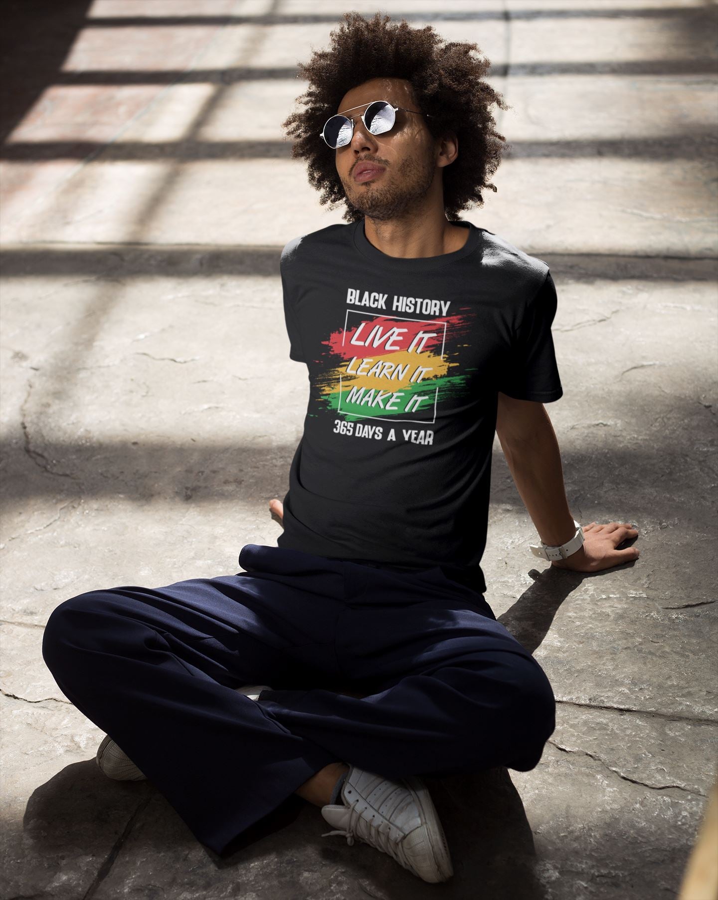 Black History Live It Learn It Make It T-shirt Apparel Gearment 