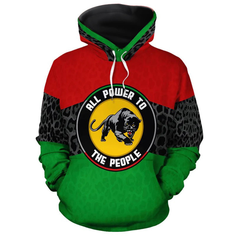 Pan African Panther All-over Hoodie Hoodie Tianci 