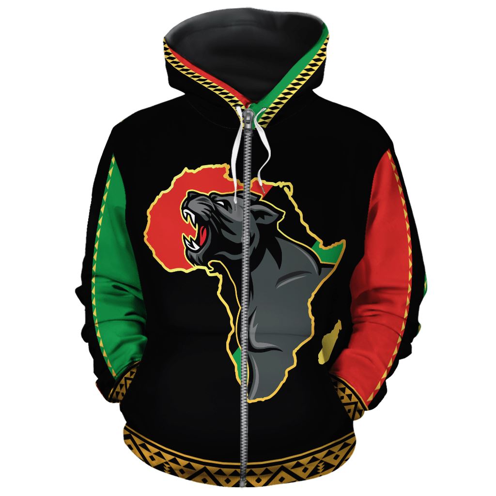 Panther Africa All-over Hoodie Hoodie Tianci Zip S 