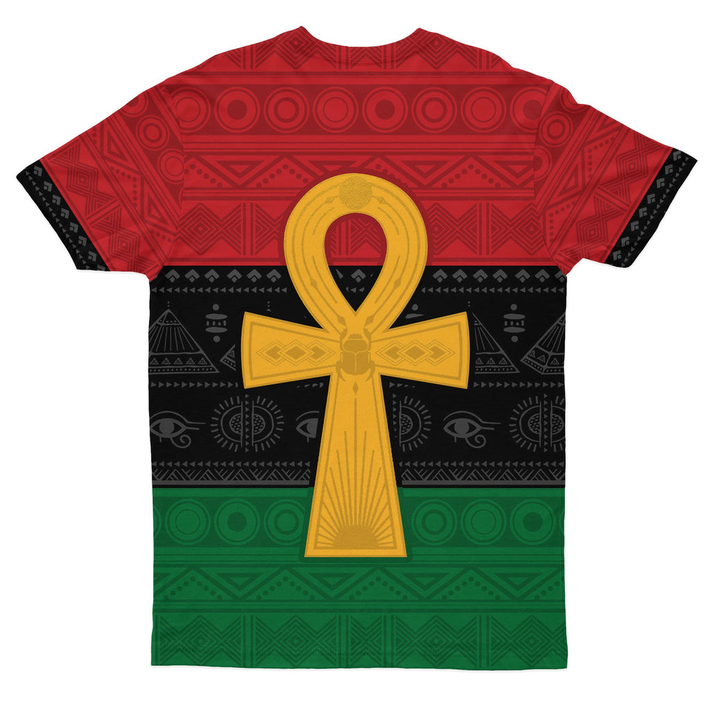 Pan African Ankh T-shirt AOP Tee Tianci 